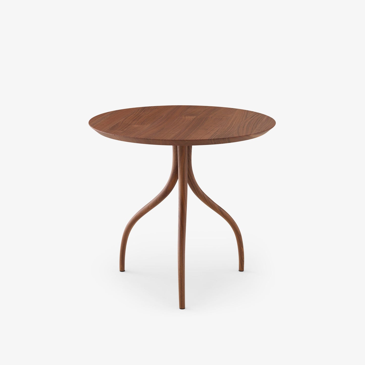 THOT - Round walnut coffee table.