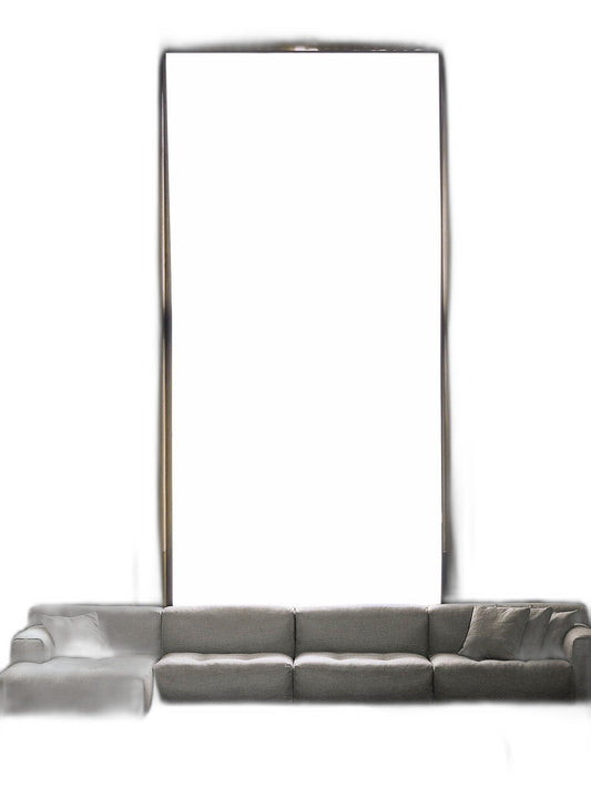 SOFTWALL - Double bed with upholstered headboard