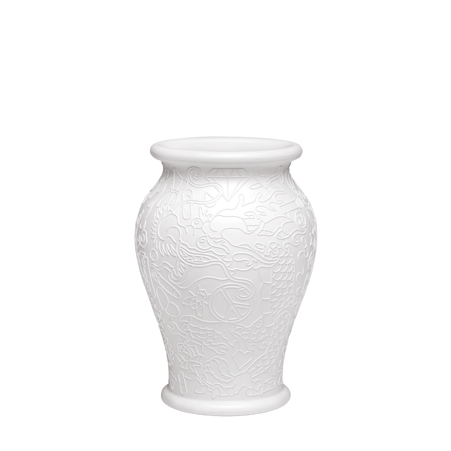 Ming Stool and Sidetable Lamp with Rechargeable Led by Qeeboo