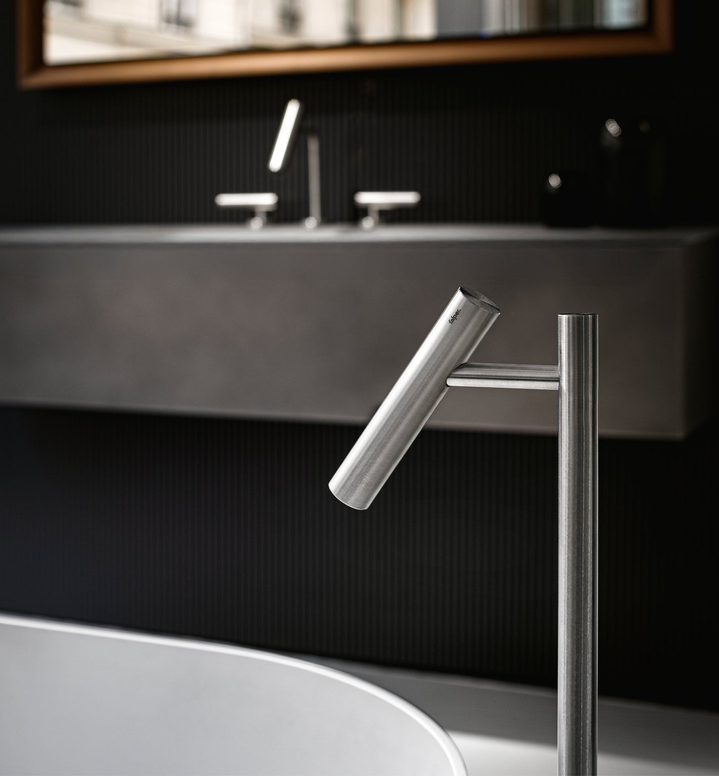 CILINDRO - 3 hole countertop washbasin tap by Falper