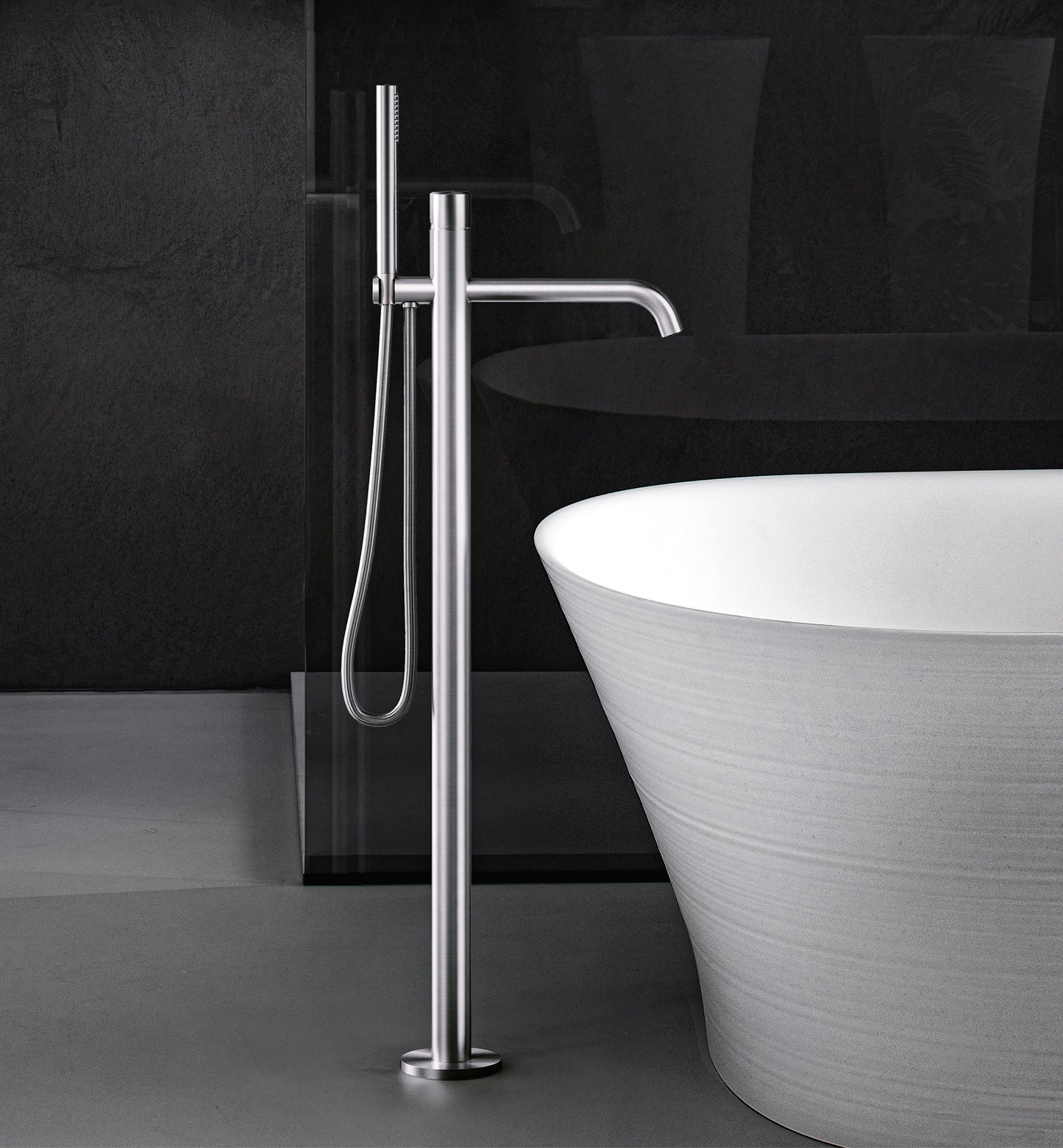 ACQUIFERO - Stainless steel bathtub set by Falper