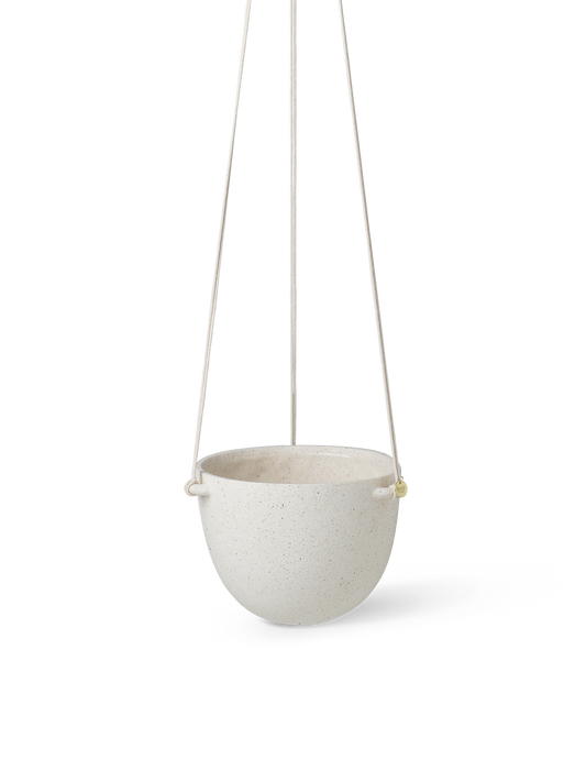 Speckle Hanging Pot - Off-White by Ferm Living