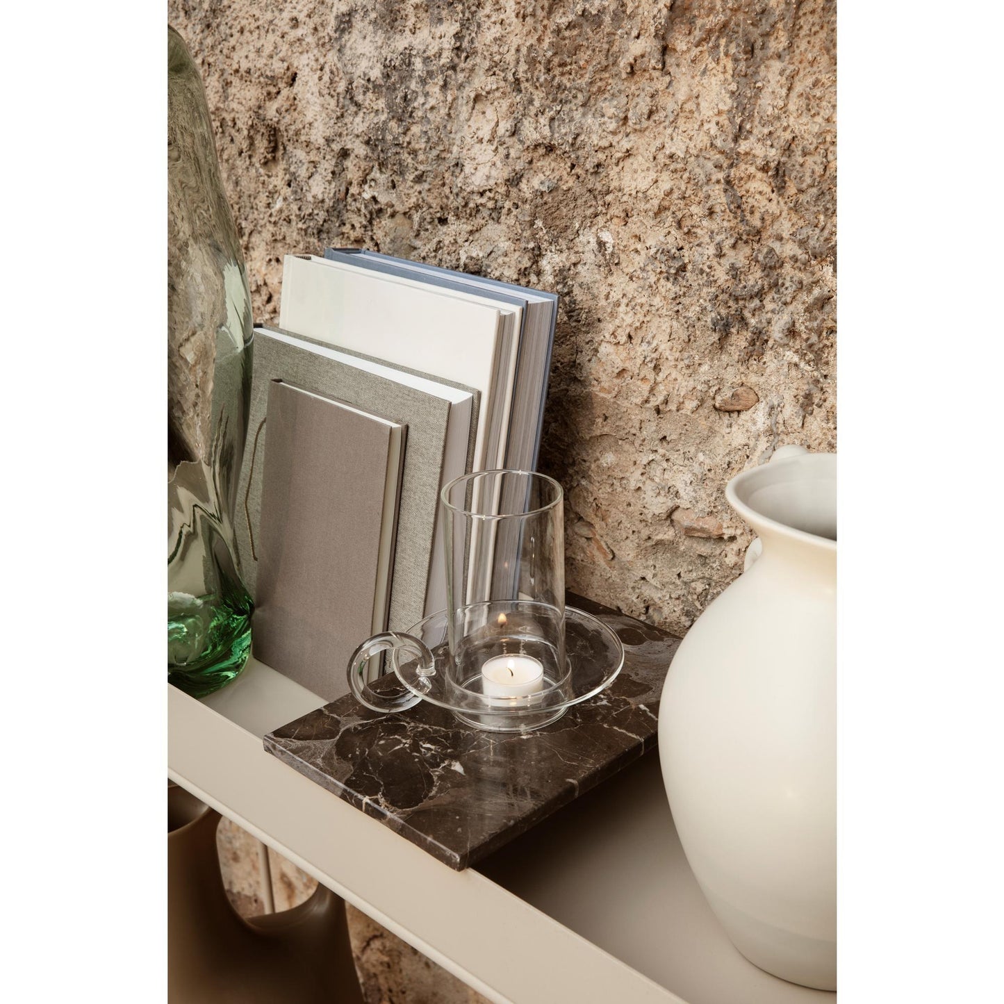 Ferm Living Tray For Plant Box Marble Beige