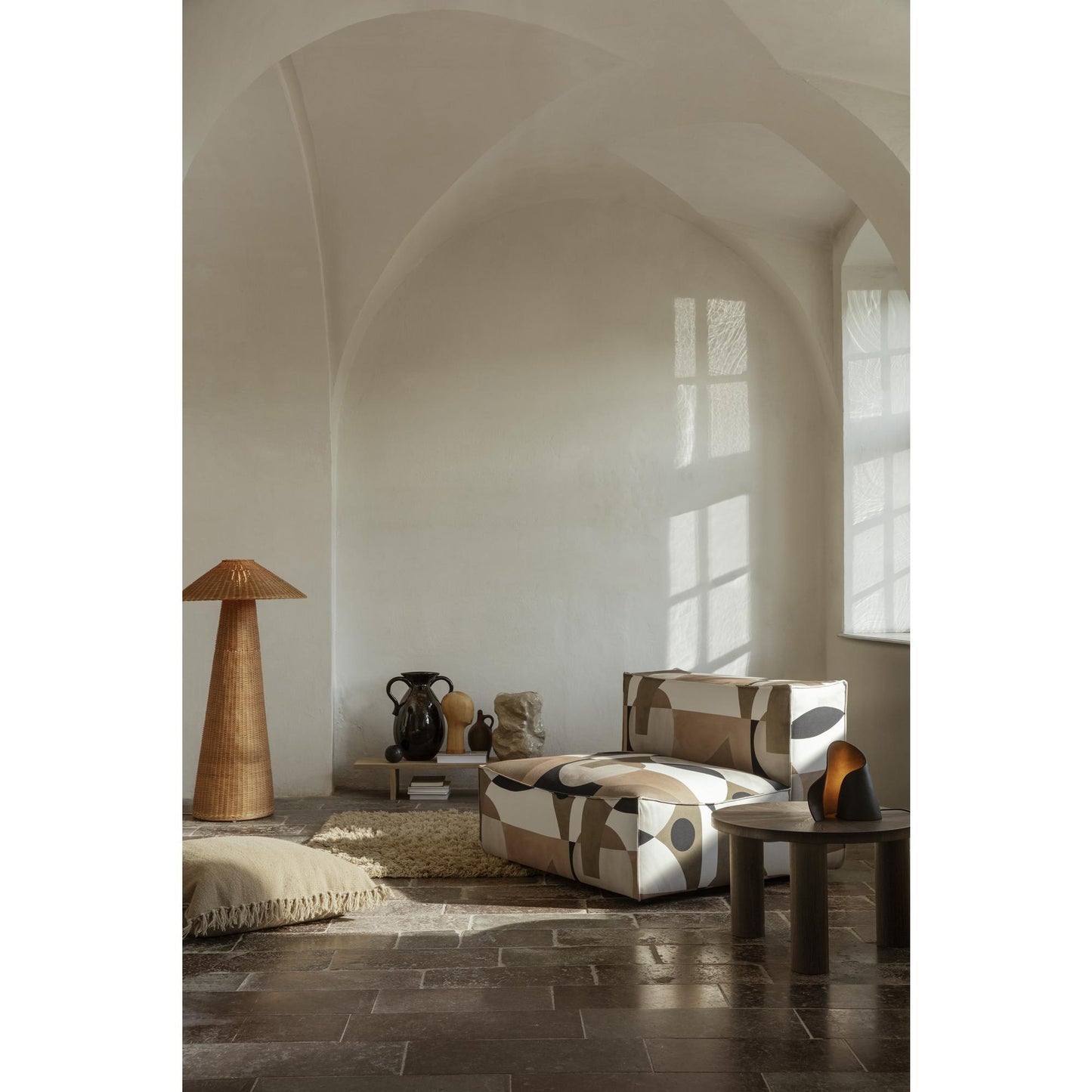 Ferm Living Dou Floor Lamp Natural