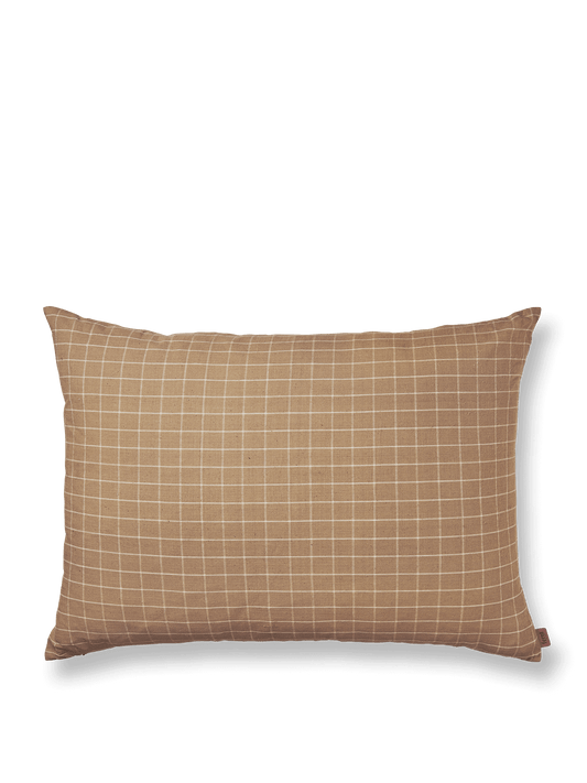 Brown Cotton Cushion Large by Ferm Living