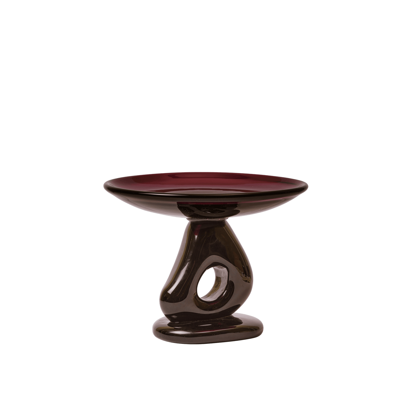 Ferm Living Damo Centrepiece Ø13 Dark Grey/Glass