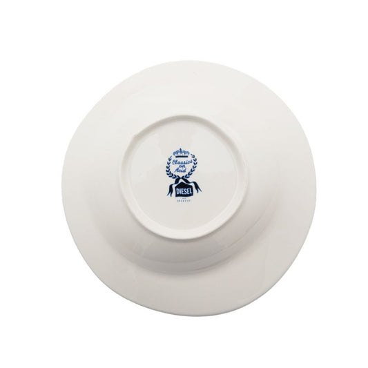 Porcelain Soup Plate Classics on Acid Flower Bird by Seletti