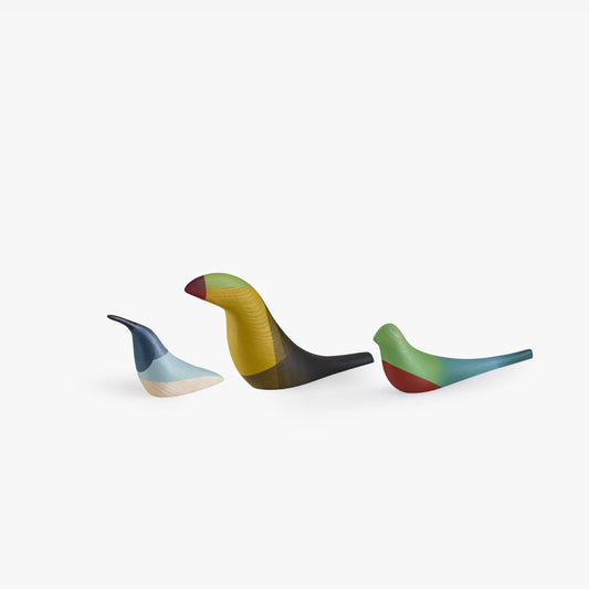 Pájaros - Set of 3 decorative birds