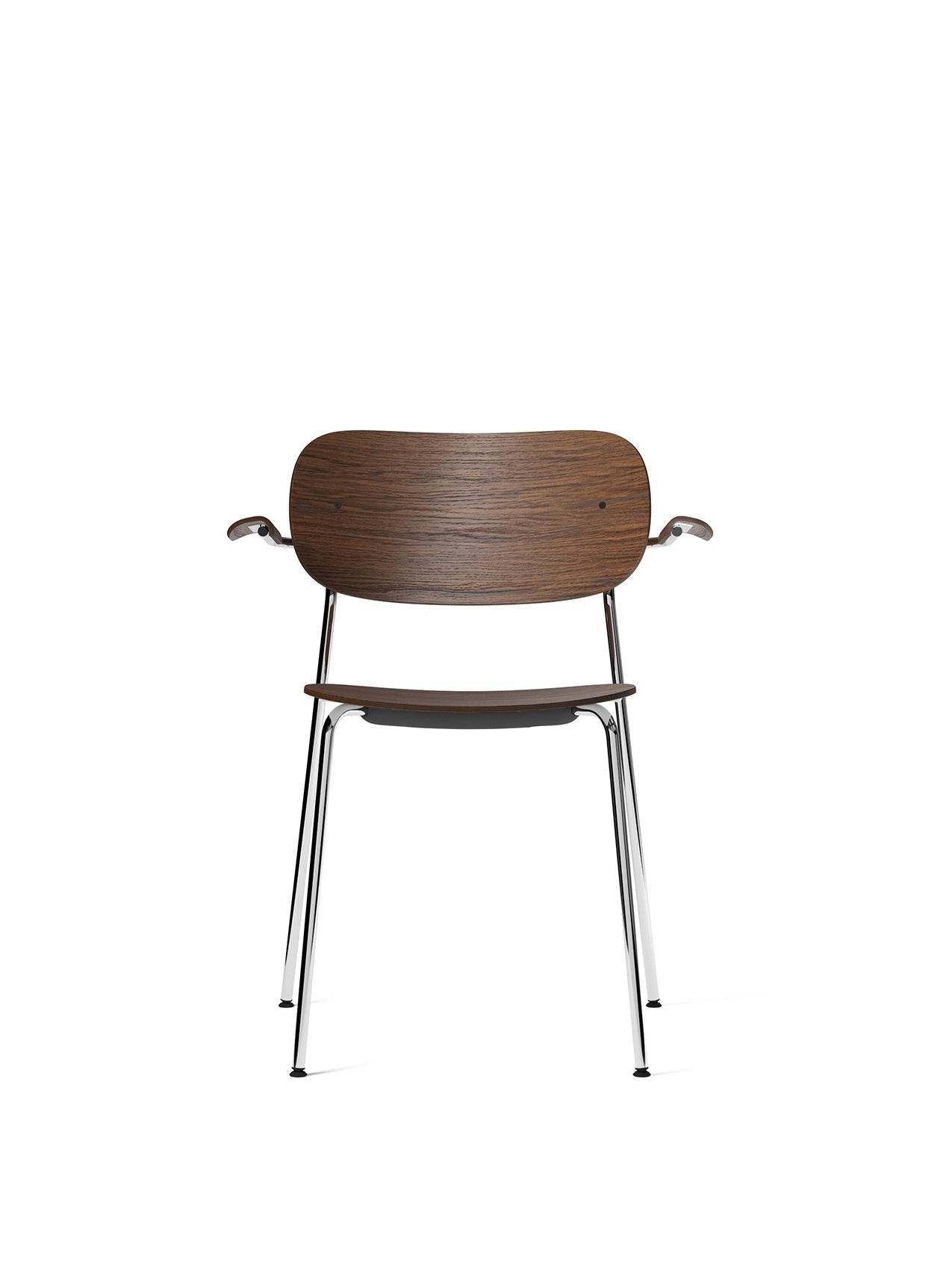 Co Dining Chair, With Armrest, Chrome by Audo Copenhagen