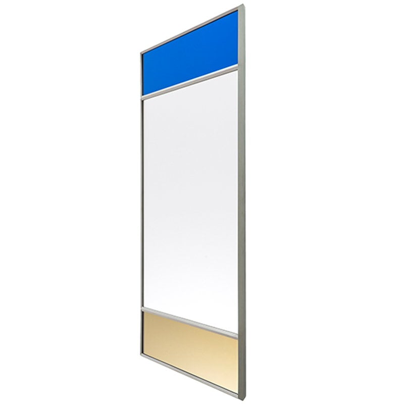 Vitrail mirror by Magis #70 x 50 cm, light grey #