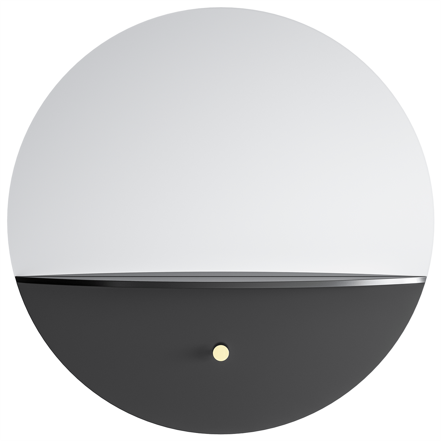 Department Pie B Wall Mirror 80 Black