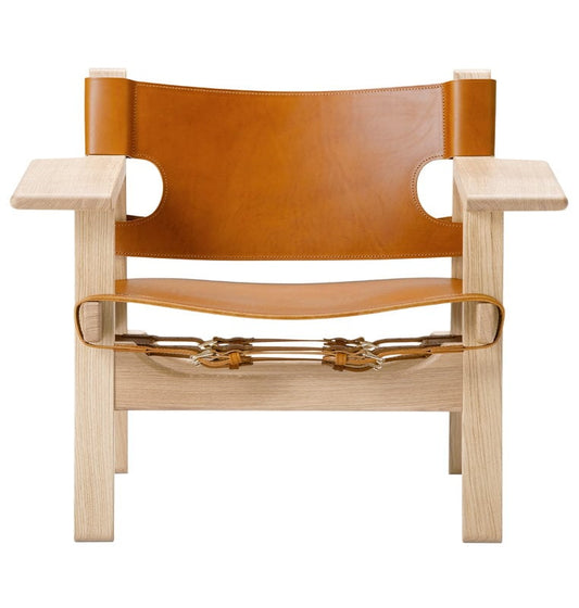 The Spanish Chair by Fredericia #cognac leather - soaped oak #