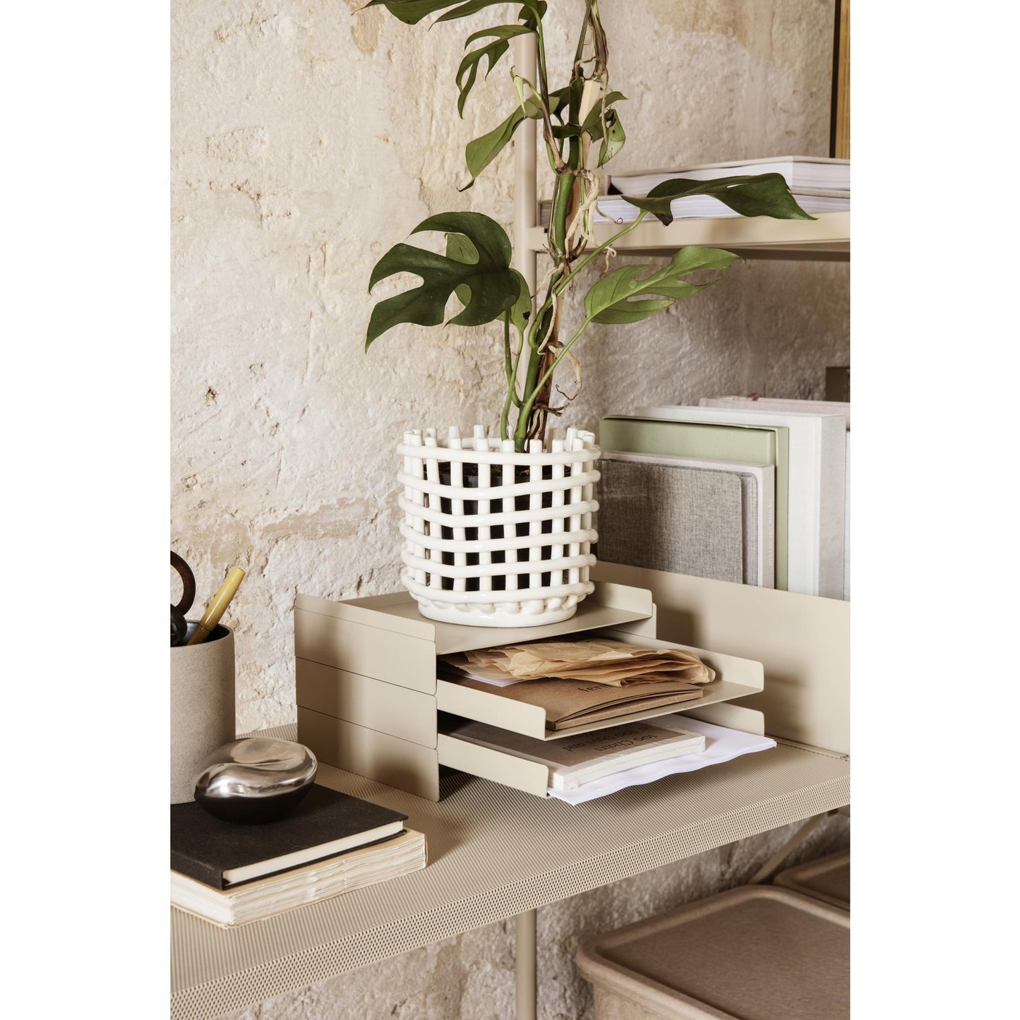Ferm Living 2x2 Desk Storage Black