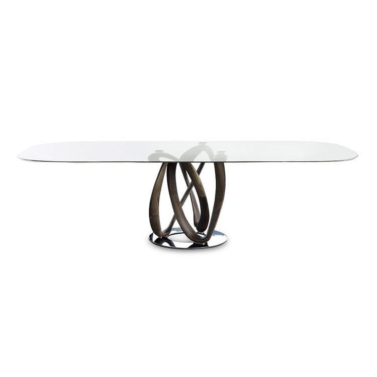 INFINITY - Oval Table (Glass)