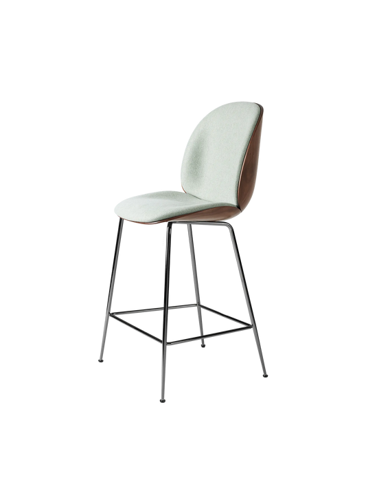 BEETLE COUNTER CHAIR - 3D Veneer - Front Upholstered.
