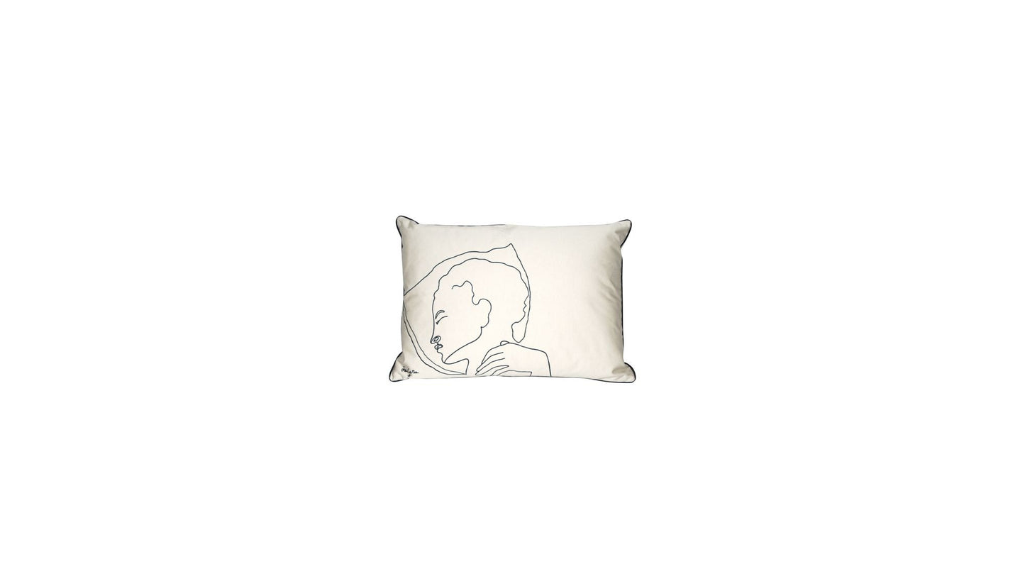 L'ENDORMIE - JEAN COCTEAU CUSHION by Roche Bobois