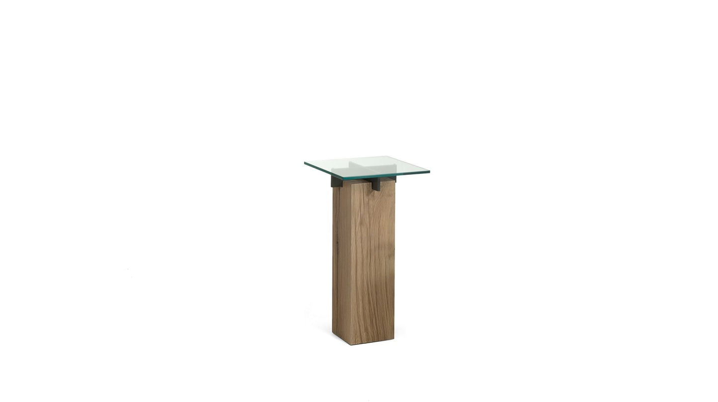 TÉNÉRÉ PEDESTAL TABLE - CROSSBARS IN METAL by Roche Bobois