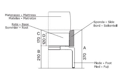 Move Bed (Side Frame H37)