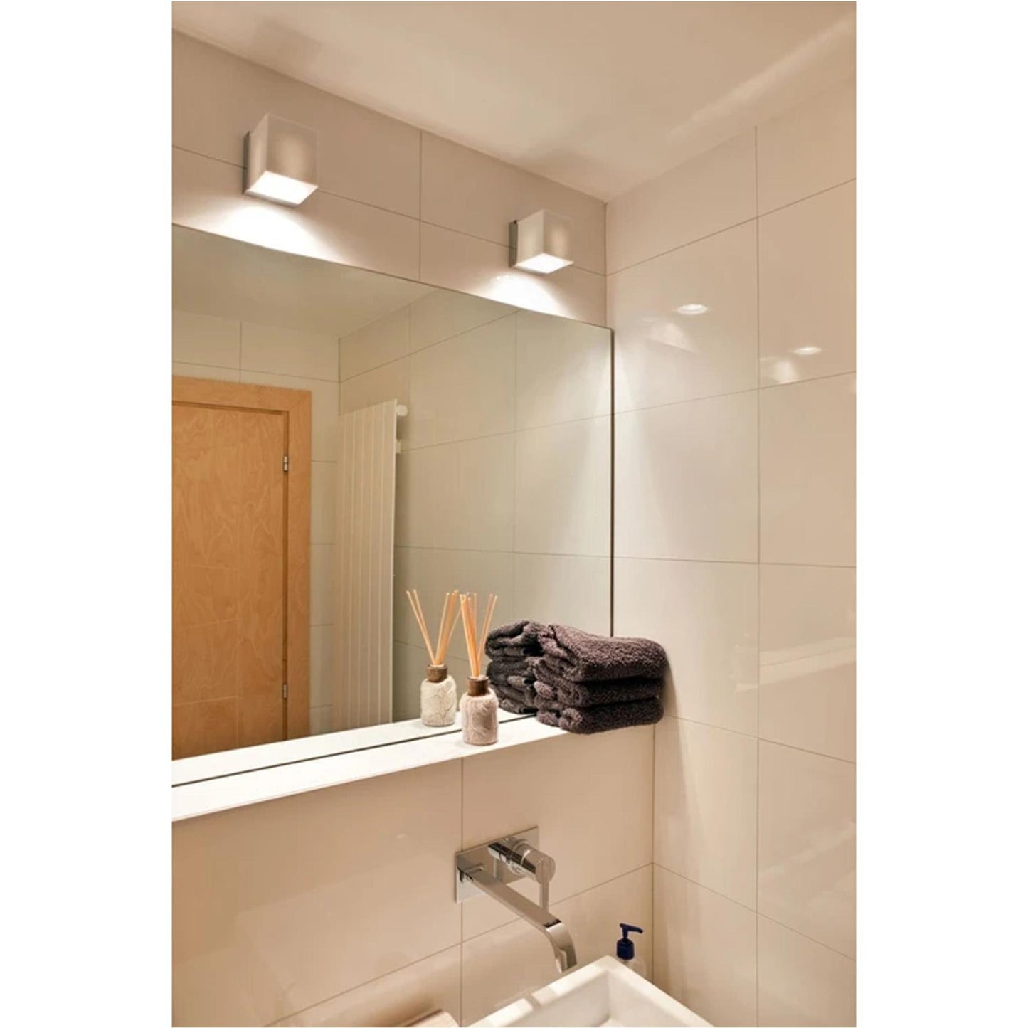 Fabbian Ice Cube Classic Wall & Ceiling Light Clear