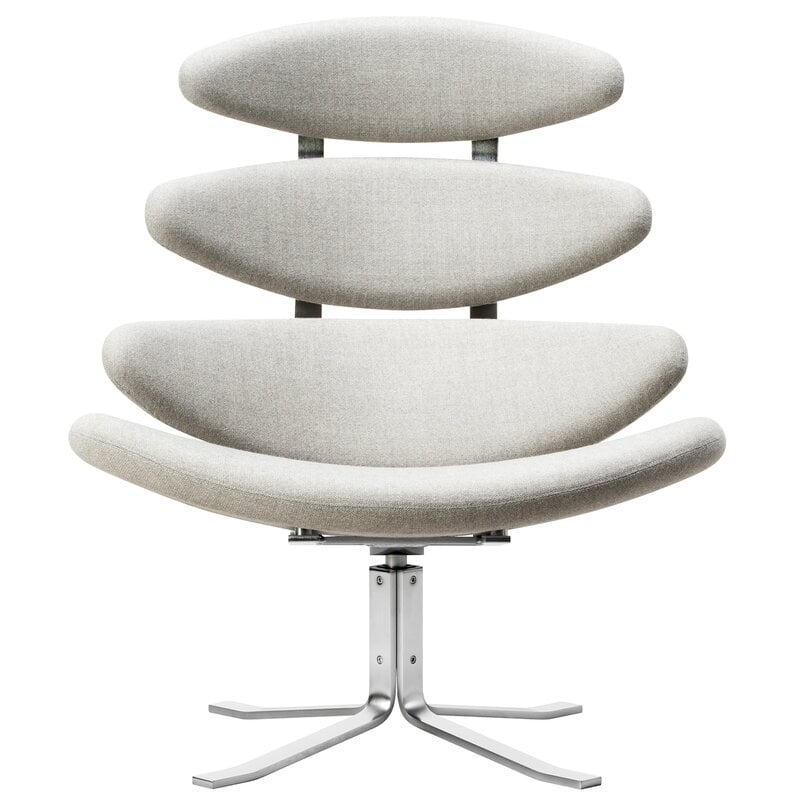 Corona chair by Fredericia #brushed chrome - Gabriel Capture 4101 #