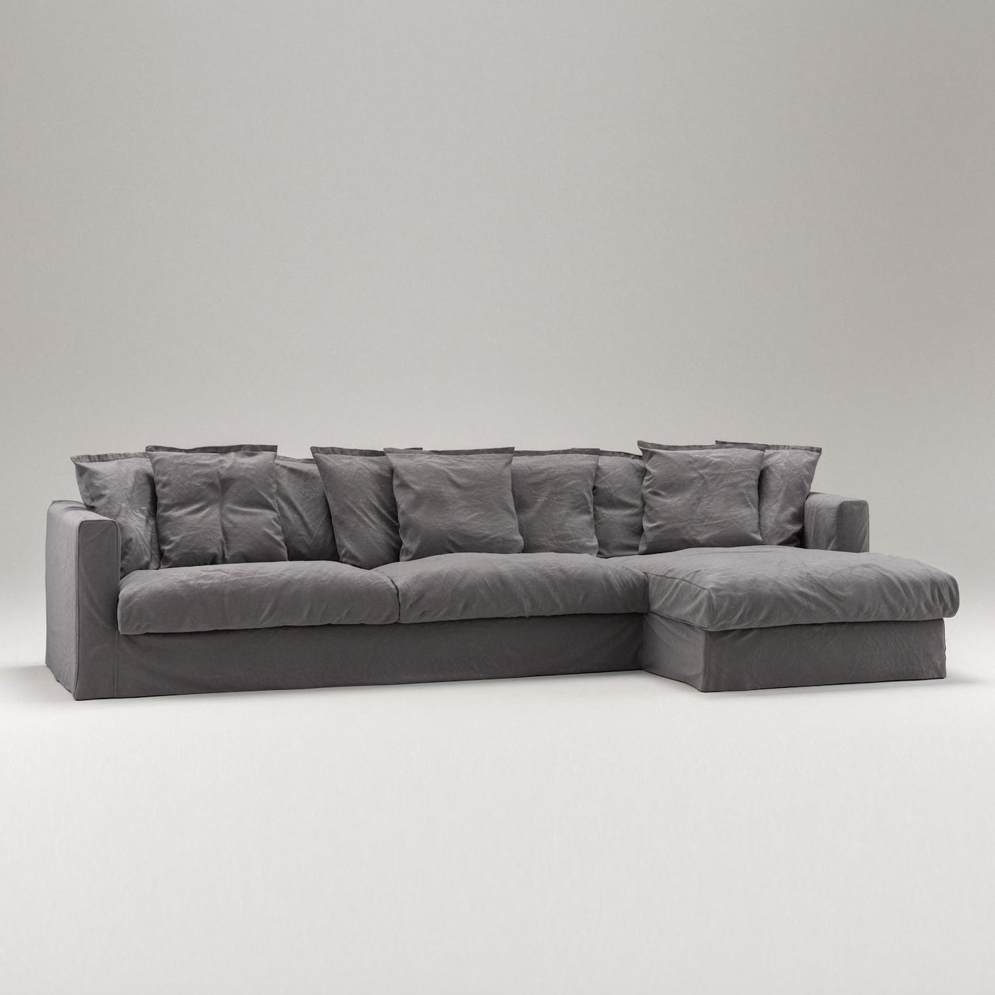 Decotique Le Grand Air 3-Seater Sofa Chaise Right Grey