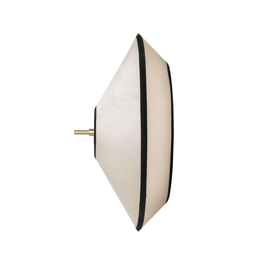 Edgeform Tafta Wall/ Ceiling Light Ø40 Black/Off-White