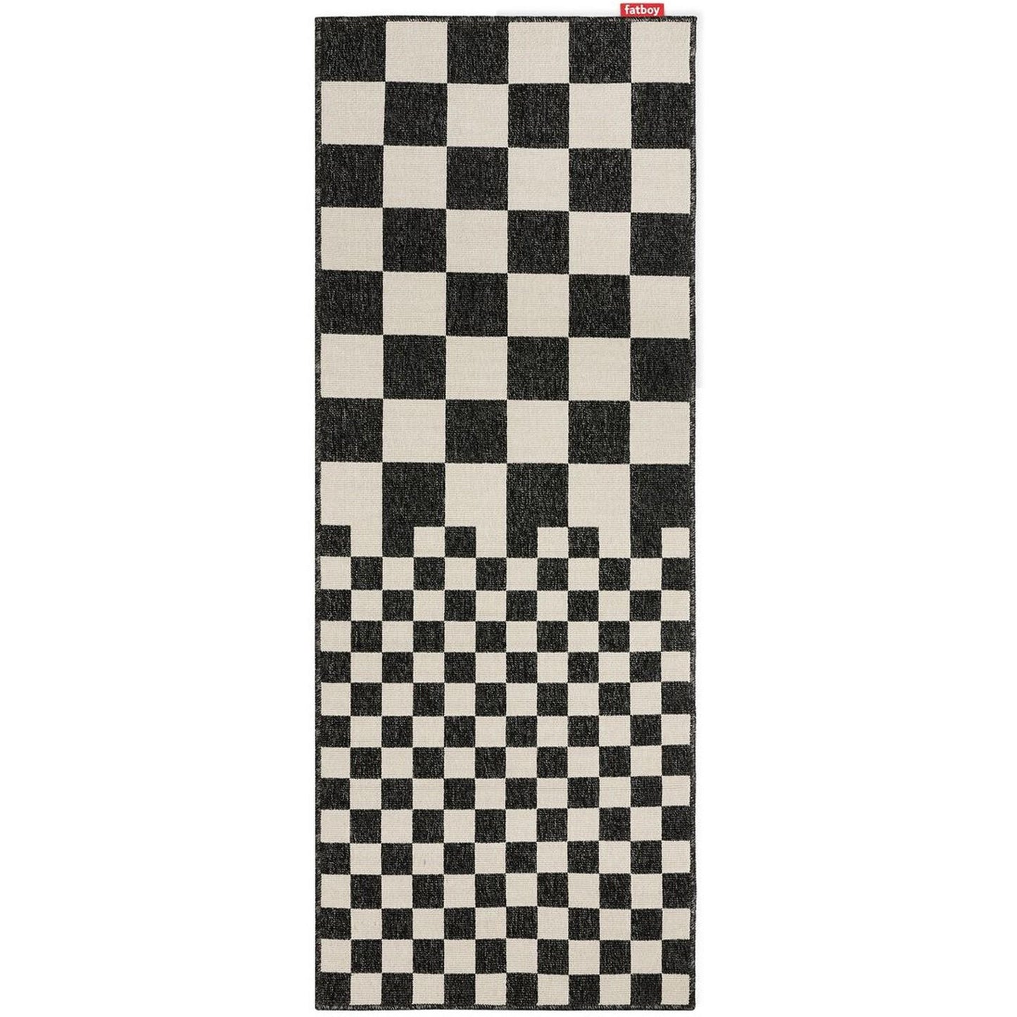 Fatboy Carpretty Catwalk Square Affair Carpet 80x200 cm Anthracite/ Cream