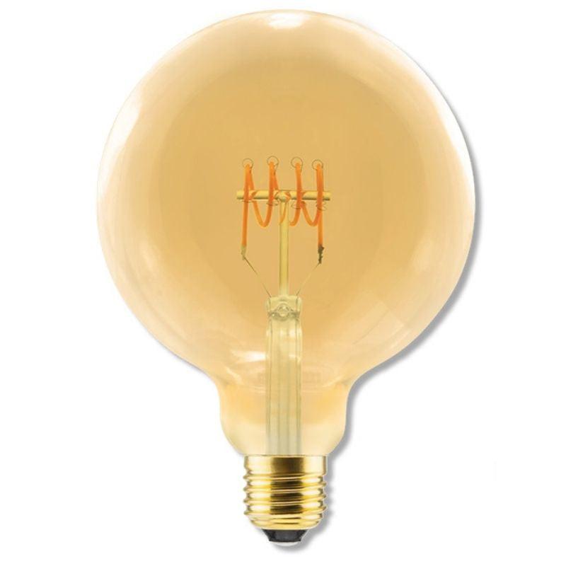 LED Globe 125 Curved Spiral Golden (Request Info).