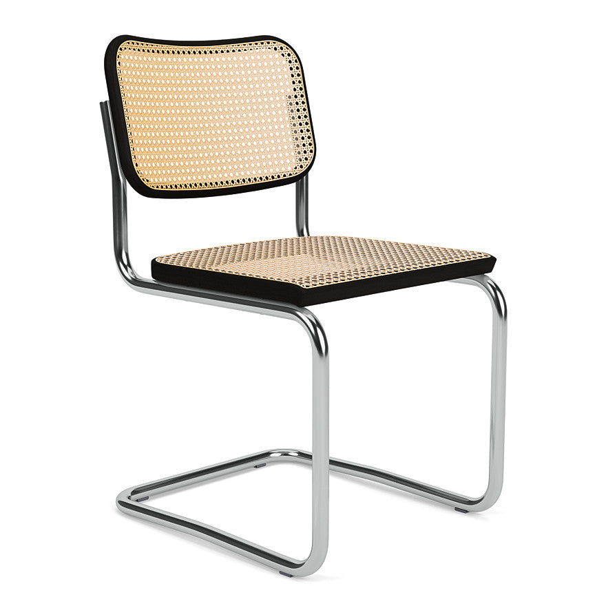 Ceska - Cantilever Vienna Straw Armless Chair.