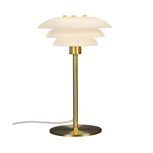 Dyberg Larsen DL20 Table Lamp Opal/ Brass