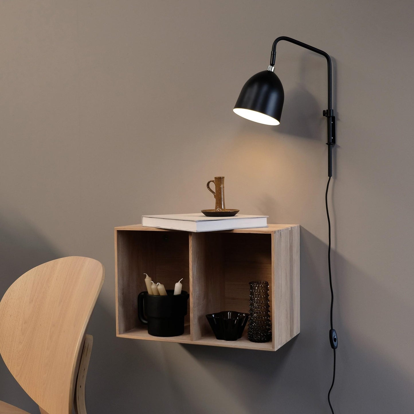 Dyberg Larsen Easton Wall Lamp Black