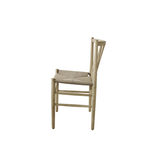 FDB Furniture J80 Dining Chair Oiled Oak/Natural Seat