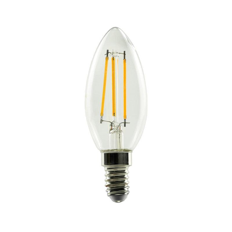 Bright Led Candle clear 2700K (Request Info).