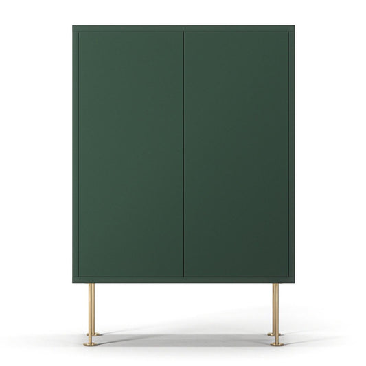 Decotique Vogue Cabinet 64 Green/Brass