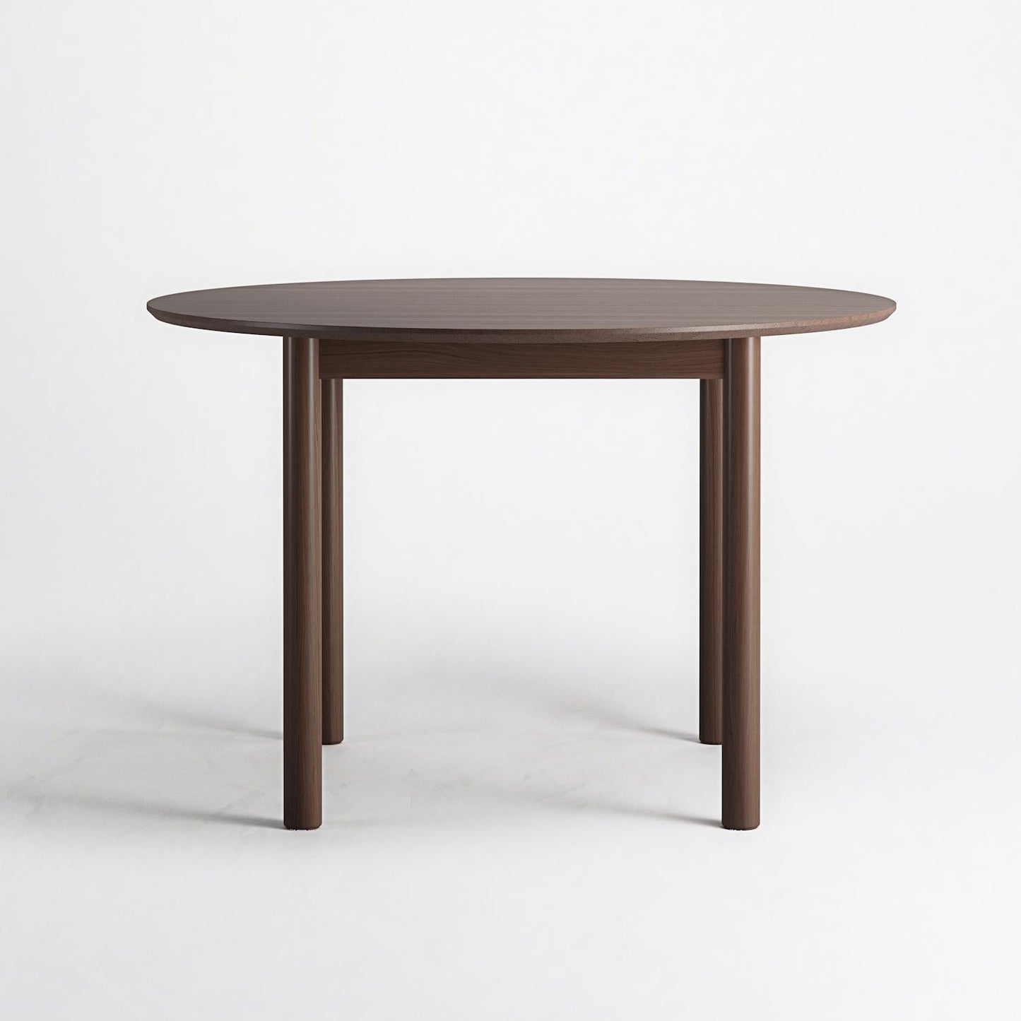 Department Wood Dining Table Ø110 cm Dark Oak