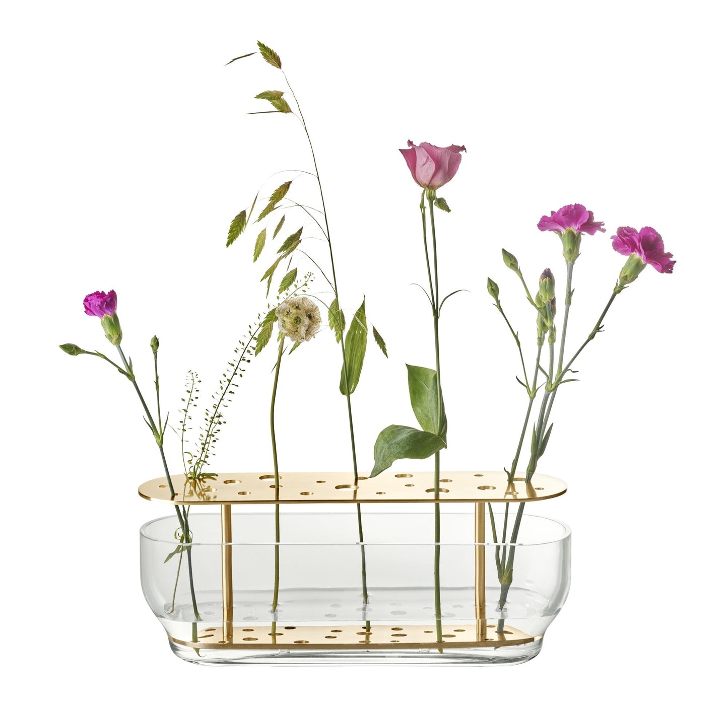Ikebana Vase Long by Fritz Hansen #Granite/Pale Brown