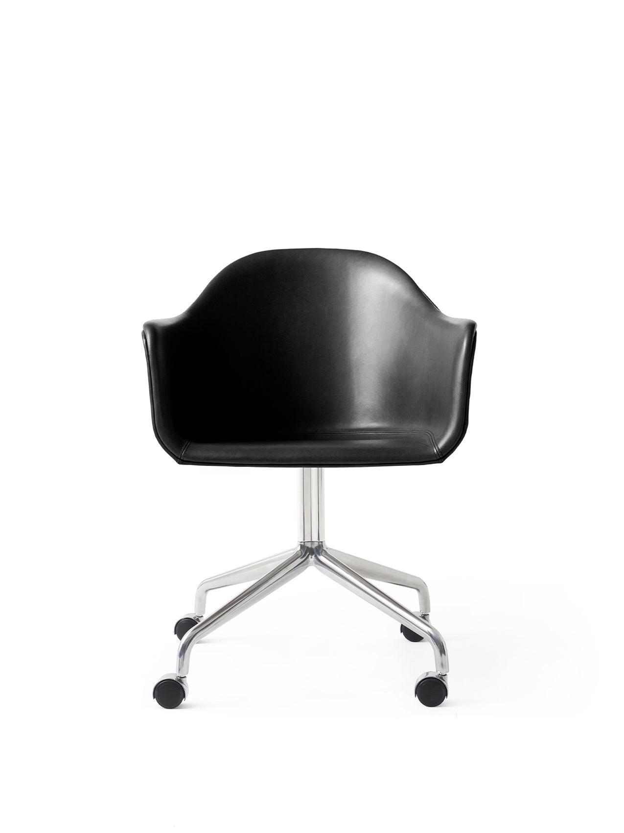 Harbour Dining Chair, Star Base, W/Casters, Upholstered by Audo Copenhagen