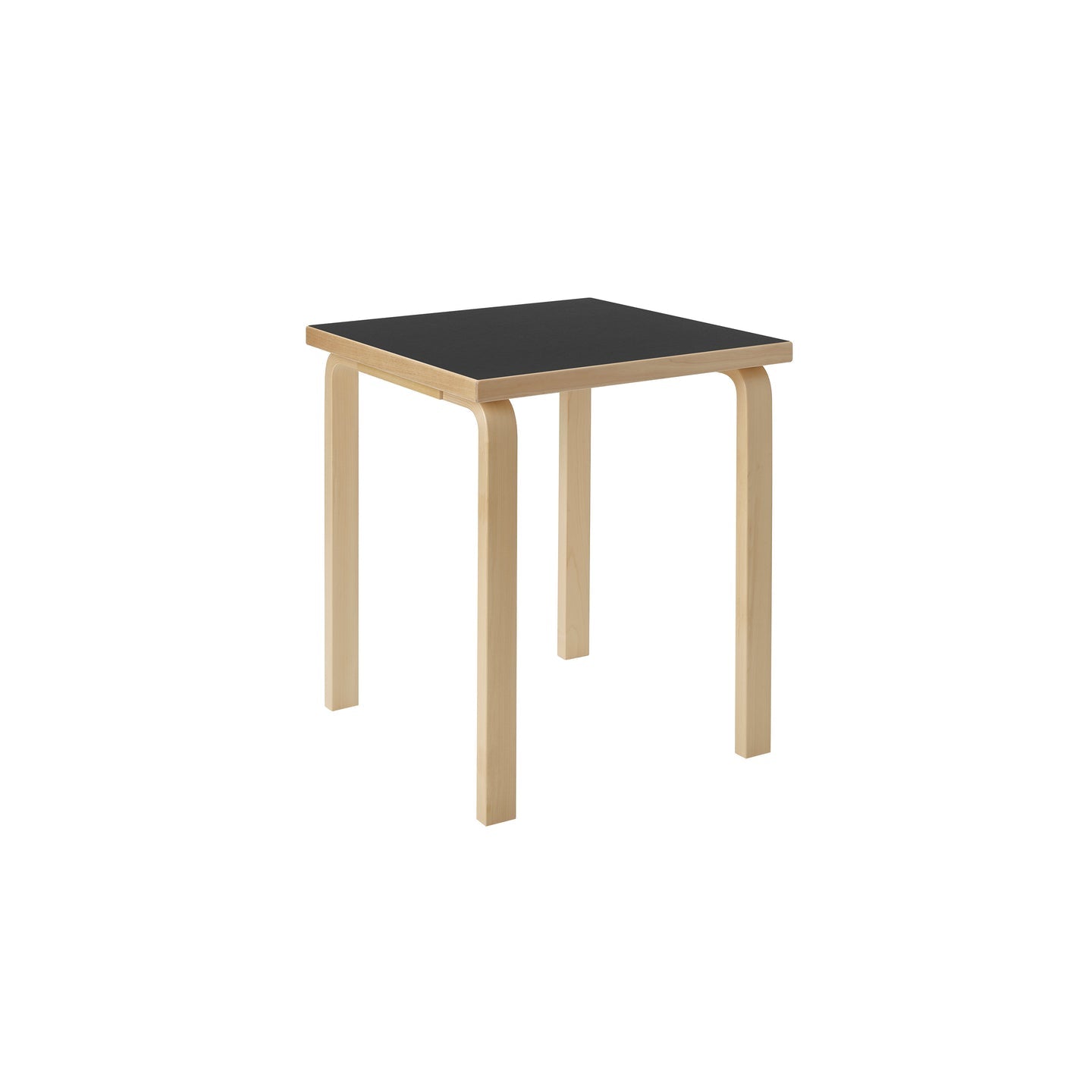 AALTO 80C - Square wooden table.