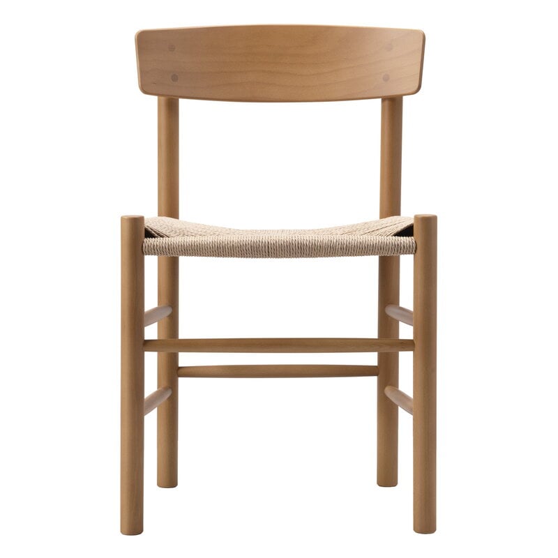 J39 Mogensen chair by Fredericia #vintage lacquered beech - paper cord #