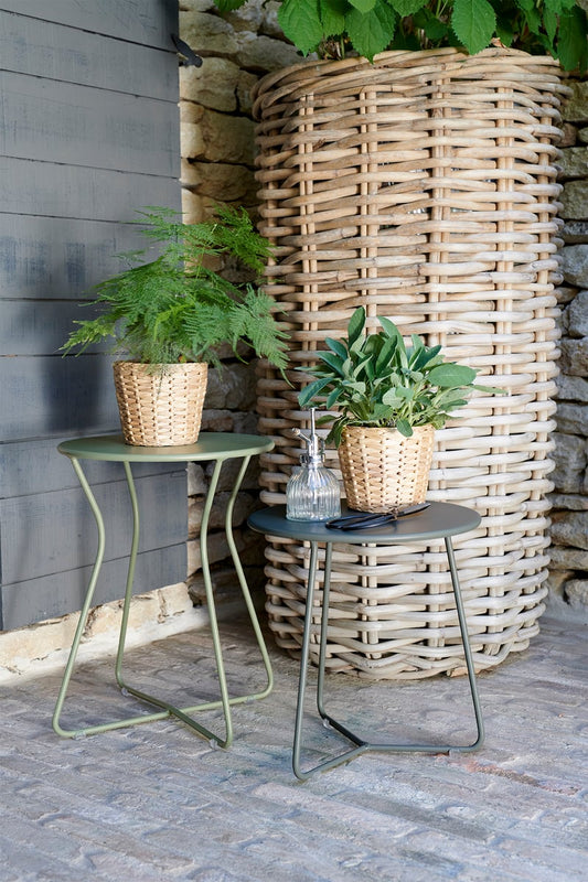 Cocotte side table, liquorice