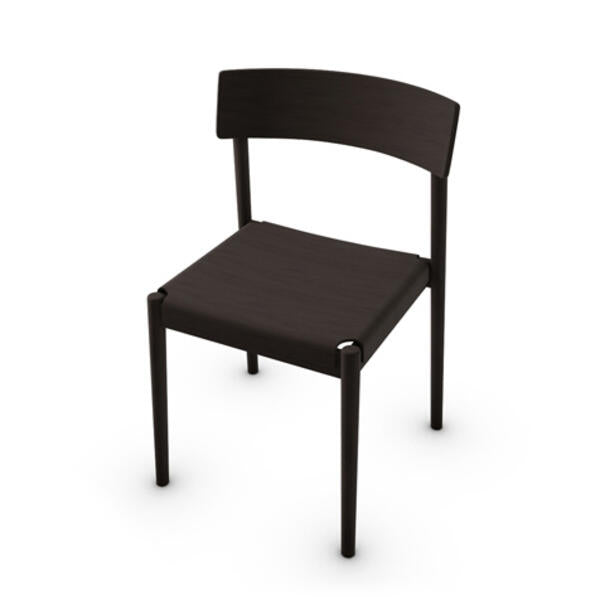 SCANDIA - Open back solid wood chair (Request Info).
