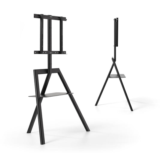 CARTESIO - Floor mounted steel stand.