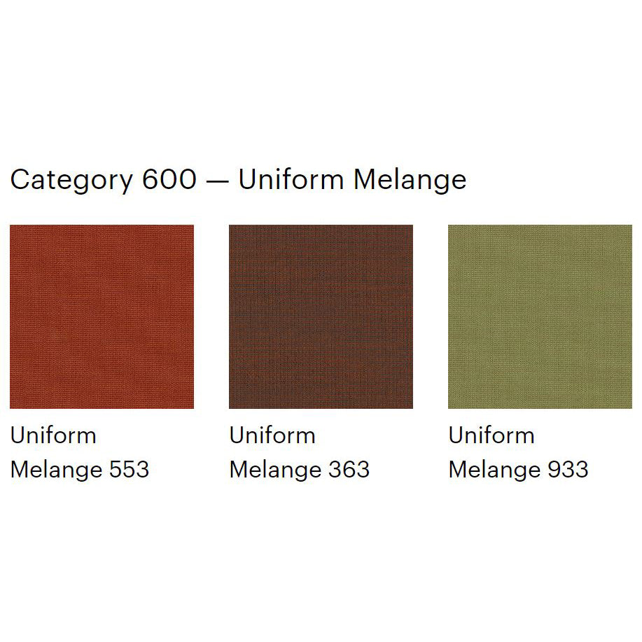 ABSENT - Modular fabric sofa (Module - Seat M + Backrest High / Upholstery Material - Category 600 | Uniform Melange)