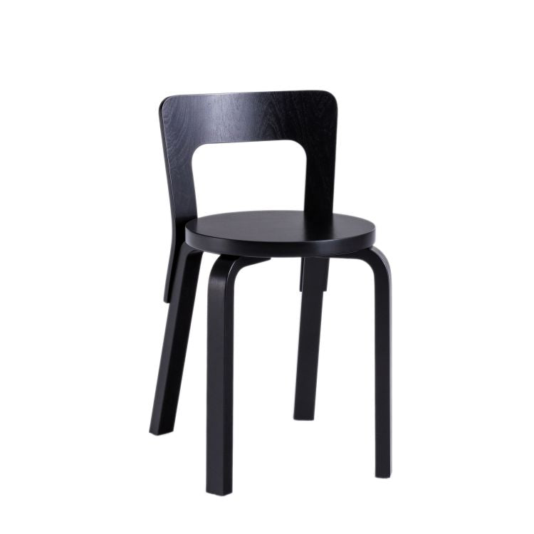 65 - Wooden chair.
