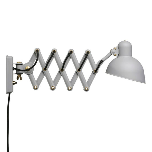 Kaiser Idell 6718-W wall lamp by Fritz Hansen #matt grey #