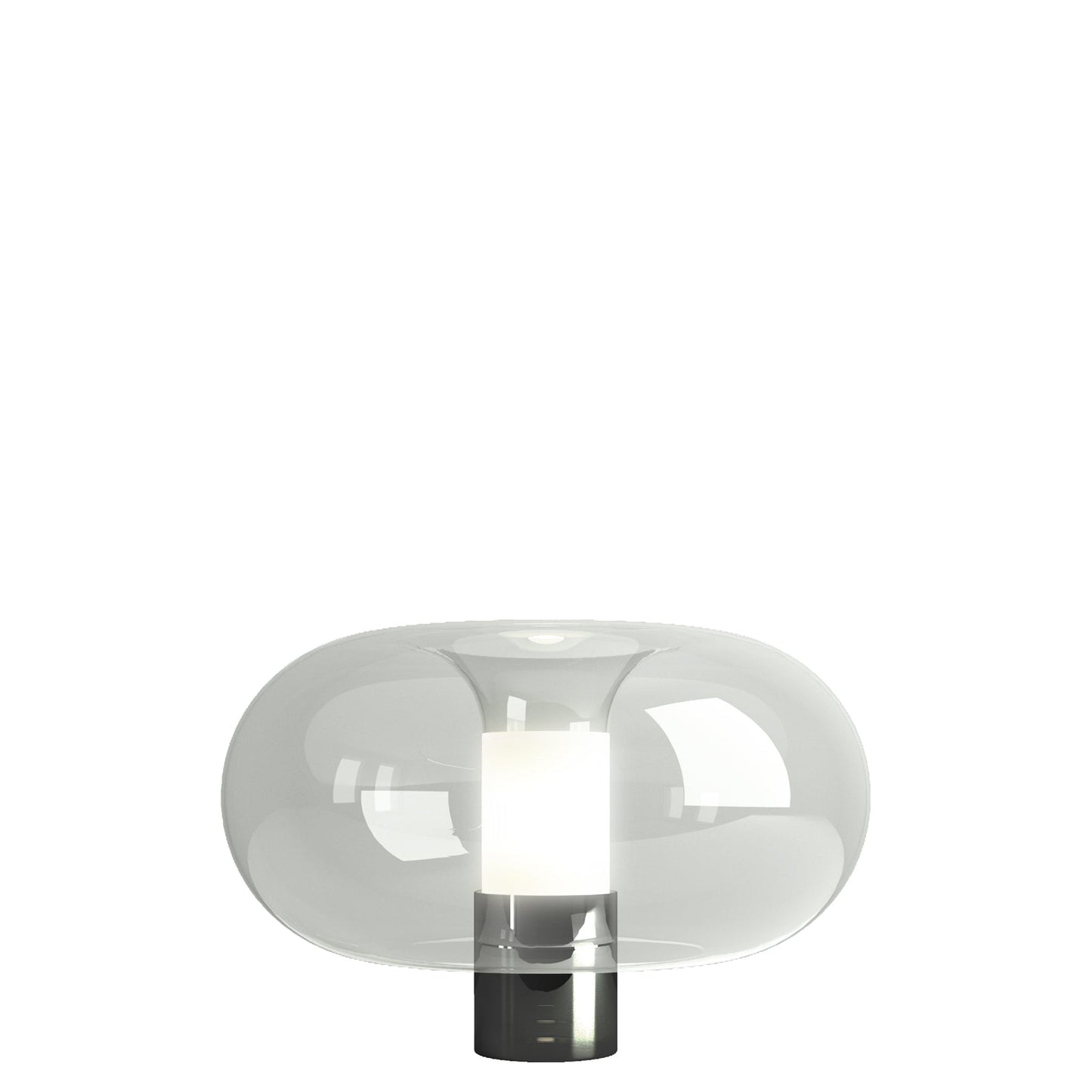 FONTANELLA - Blown glass and metal table lamp