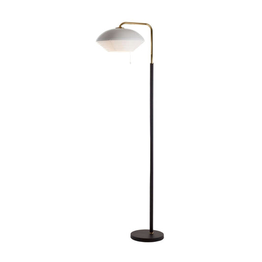 A811 - Steel floor lamp.