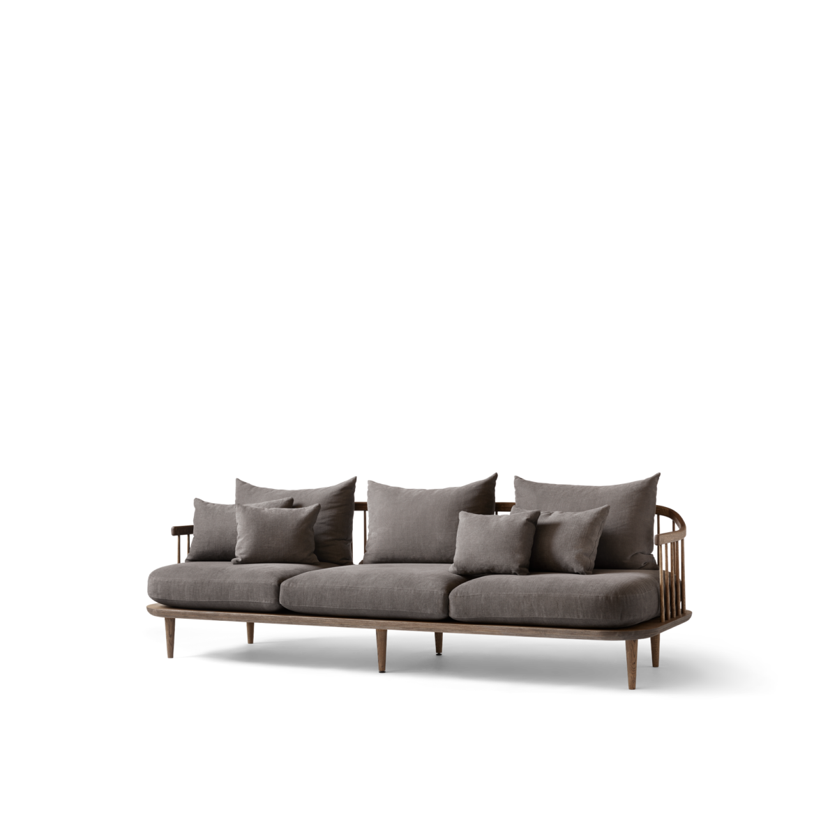 FLY SC12 - 3 seater fabric sofa