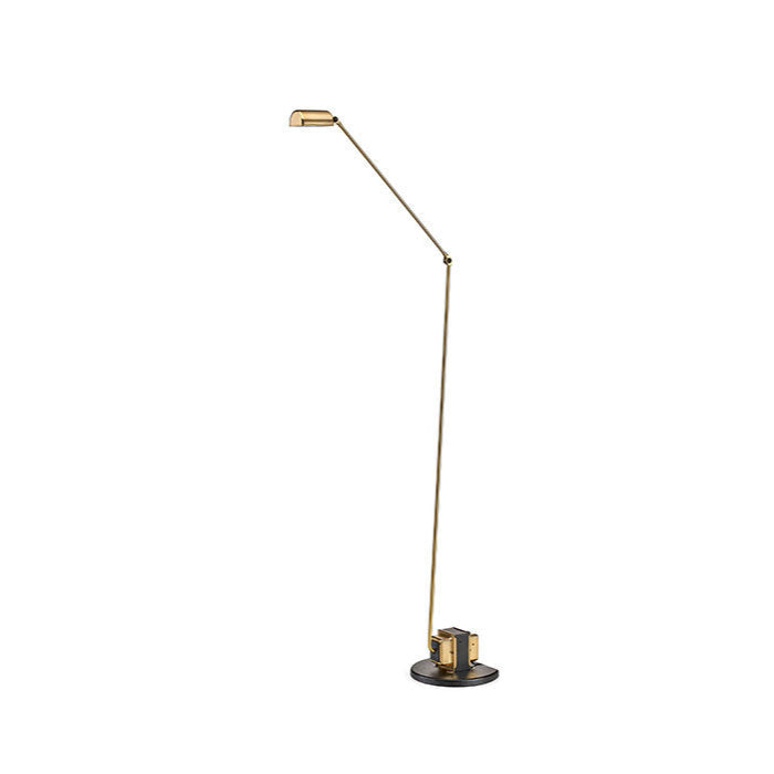 DAPHINE - LED adjustable metal floor lamp with dimmer.