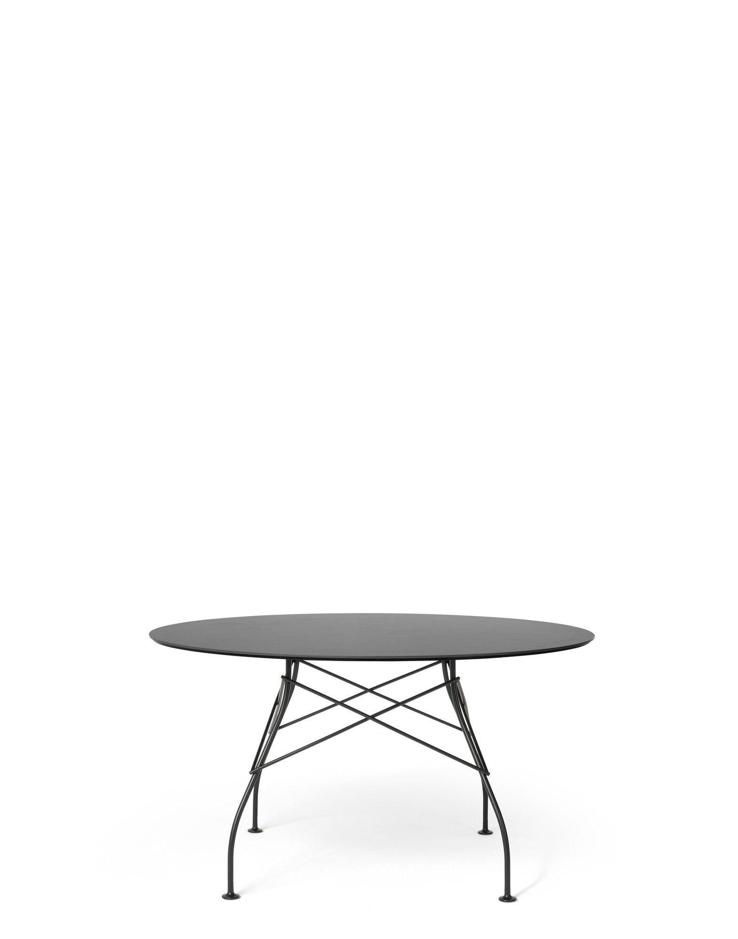 Glossy Outdoor Round Table.